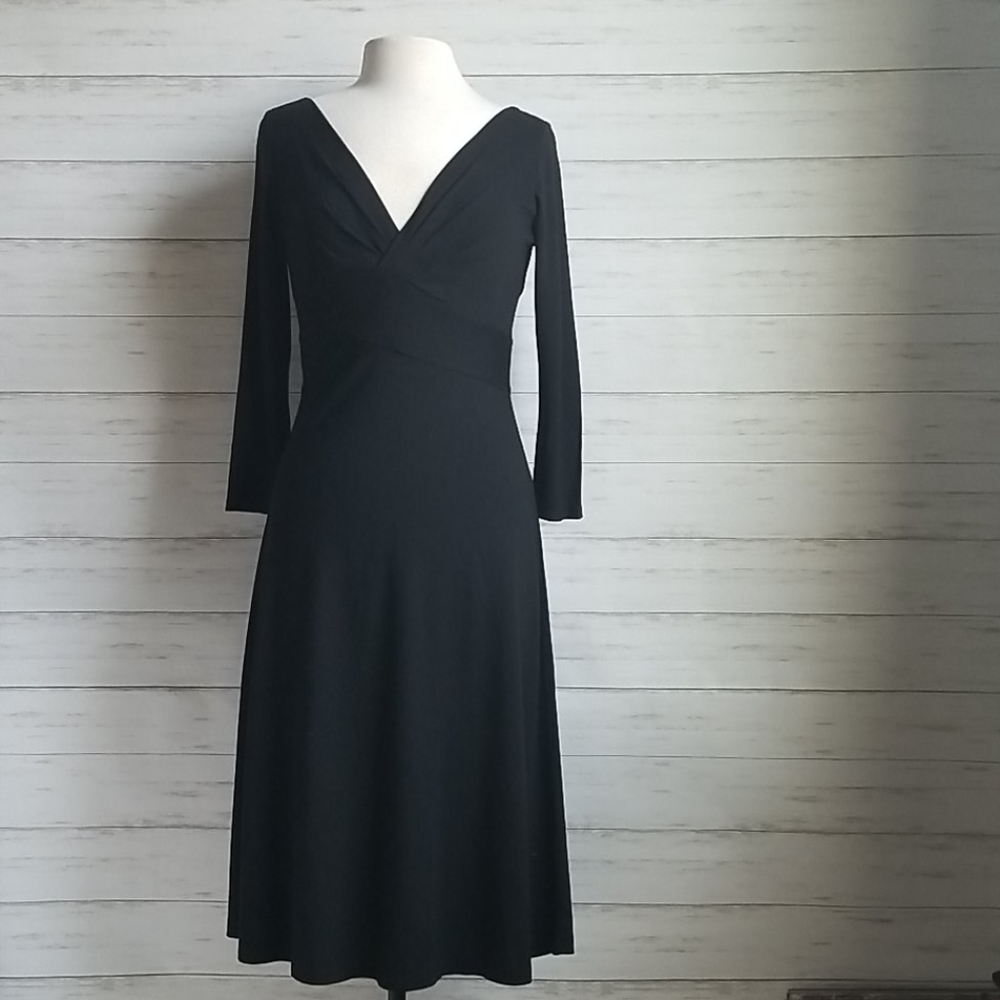 Ann Taylor LOFT Conservative Black Dress